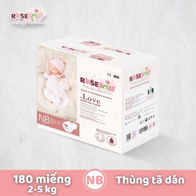 Thùng tã dán size NB